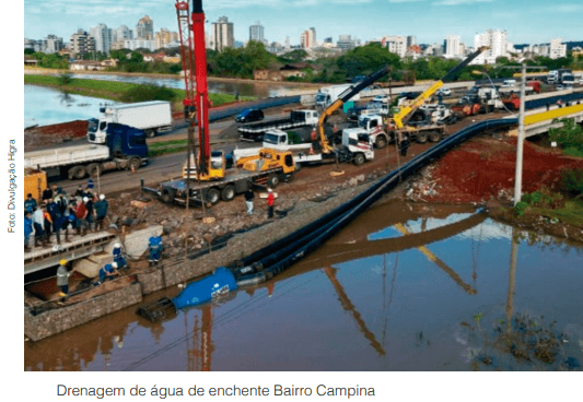 Motor com água e bombas anfíbias adaptáveis a aplicações, cenários e condições variáveis e críticas